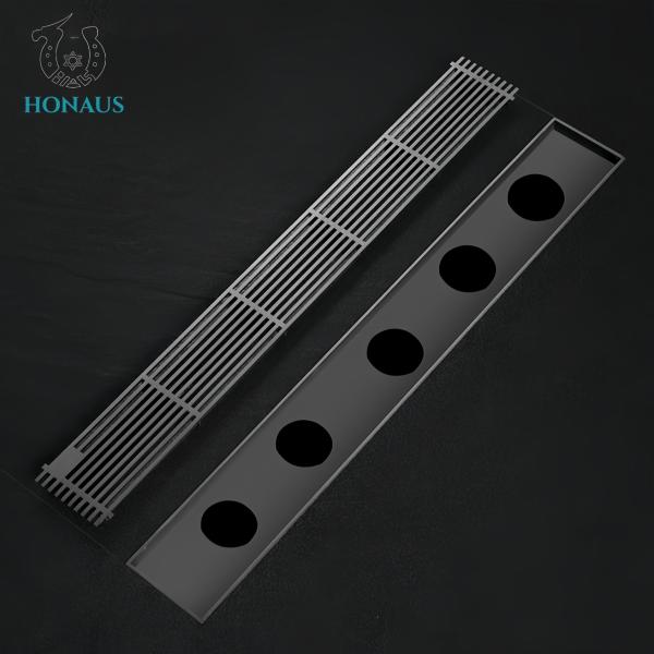 Modern Bathroom Shower Accessories Floor Drain Premium Brass Fast Drainage Anti Block