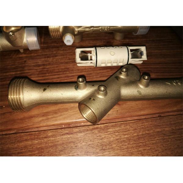 Ultrasonic Transducer Copper Milling Parts DN40 Flow Meter Pipe