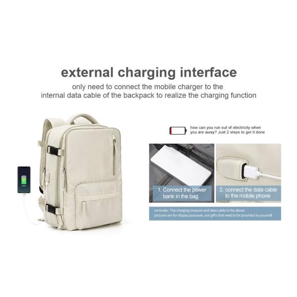 Large Travel Backpack Women, Carry On Backpack,Hiking Backpack Waterproof Outdoor Sports Rucksack Casual Daypack Fit