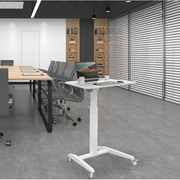 Настраиваемая простая кофейная рабочая станция с пневматическим подъемником и деревянной панелью