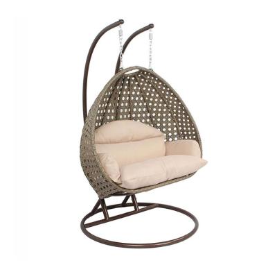 Width 52inch Depth 38inch Rattan Hanging Egg Chair For Adult