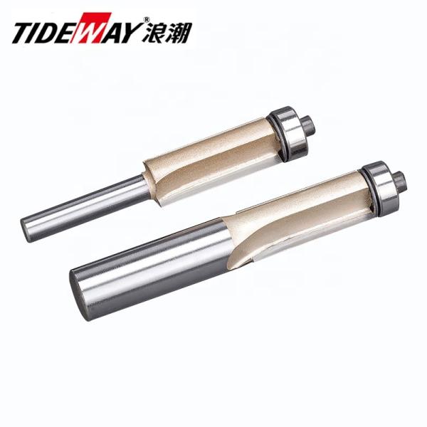 Wood Working CNC Trimmer Tool 2 Flutes Trim Milling Cutter Custom