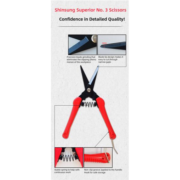Lock Scissors Plastic Handle Housework Scissors With Safety Lock