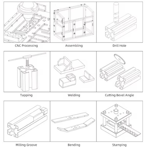 Малый диаметр 3003 Алюминиевая труба 5083 Мельница Окончание ASTM B211