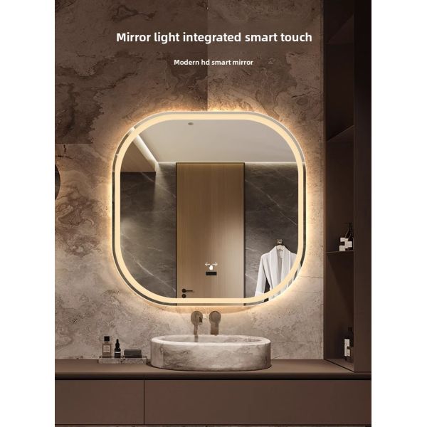 Luxury LED Square Bath Premium Modern Design Touch Switch Elegant for Hotels Apartments Villas IP44 Hot Seller for Washroom
