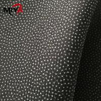 Cuello tejido llano 100% de la camisa del poliéster 75D que interlinea de fusión 100D