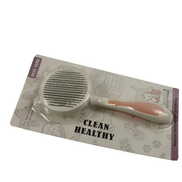 Deodorant Stainless Steel Pet Comb Brush Universal  Hair Removal Corner Massage Cat Brush 108g