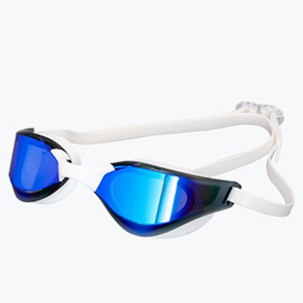 HD Electroplated Swimming Goggles Non Fog Swimming Goggles Anti UV With Adjustable Nose Bridge