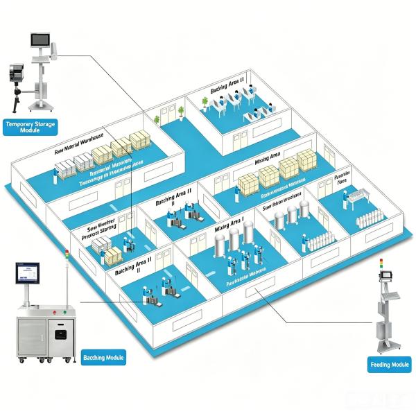 User Friendly Weighing System Software Precise Data Management For Manual Batching
