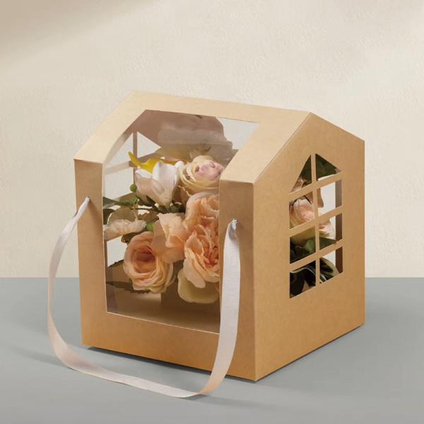 Debossing Embossing Dried Flower 157g Gift Packing Boxes