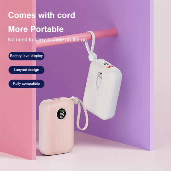 Portable Fast Charging Power Bank 10000mAh Mini With Output 5W 7.5W And Wireless