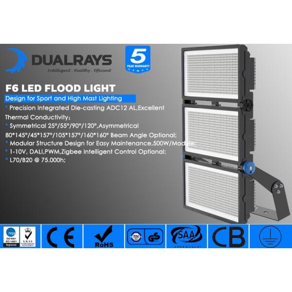 2000W LED Sports Ground Floodlights Waterproof 280,000lm LED Module 500W