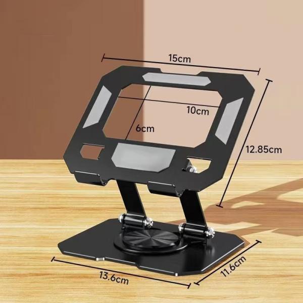 Item Type Tablet PC Stands 360 Degree Rotating Foldable Universal Laptop Cell Phone Desk Stand Metal Steel Tablet Holder