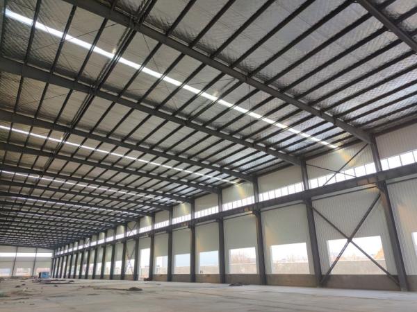 Industrial Portal Riged Frame Structural Steel Workshop Building Fabricaion And Construction