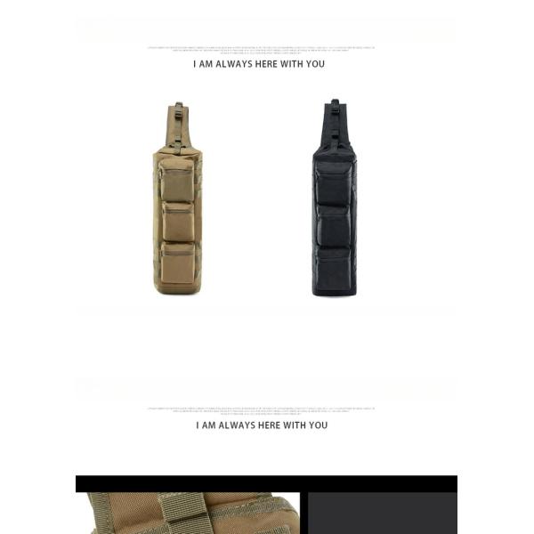 Портативная сумка из оксфордской ткани 15L 900D с 3 наружными карманами 16*16*50 см