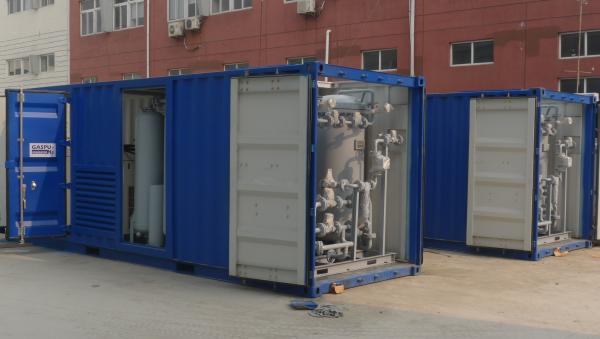 Custom Instrument Air Skid with HMI Touch Screen 50 HP Compressor
