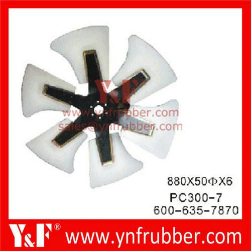Pá do ventilador da máquina escavadora para , Volvo, KOMATSU, Hitachi, Sumitomo, Kobelco, Kato, Hyundai, Doosan, Daewoo, Kubota,