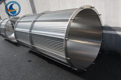 201 Stainless Steel Profile Reusable 25u Reverse Wedge Wire Screen Filter Element