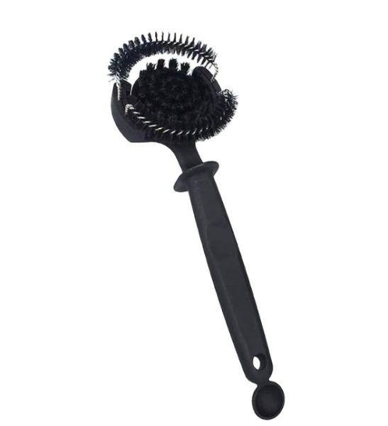51/58mm Coffee Machine Head Cleaning Brush Circular Coffee Brush Long Handle Brewing Heads Cleaning Brush Kitchen Cleaning Tools