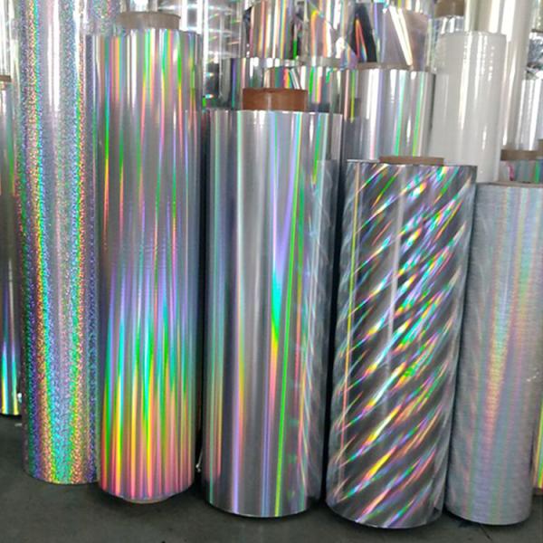 15 Micron PET Holographic Transfer Metallized Film With UV Printable Patterns