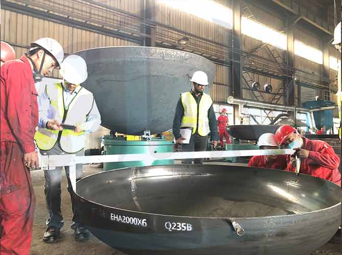 ASME SS316L Elliptical Dish Head Ends For Pressure Vessel