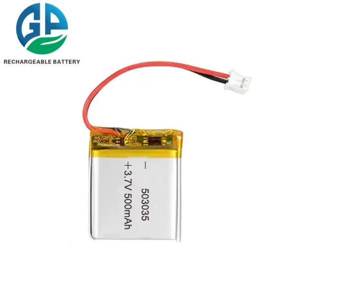 KC CB IEC62133 Одобрённая высококачественная супермощная Lipo503035 3.7V 500mAh перезаряжаемая литий-ионная плоская батарея