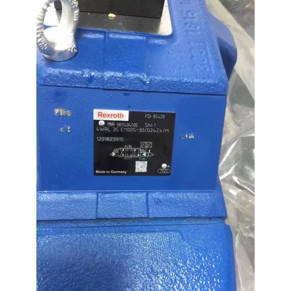 Válvula direccional proporcional hidráulica Rexroth alemana original importada, con 315 bar de presión máxima de funcionamiento y 75 L/min de caudal