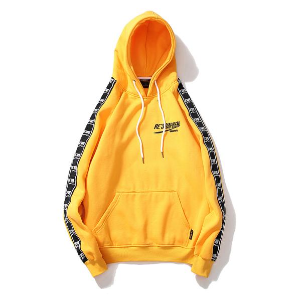 High quality arm strap custom wholesale mens embroidery pullover hoodies