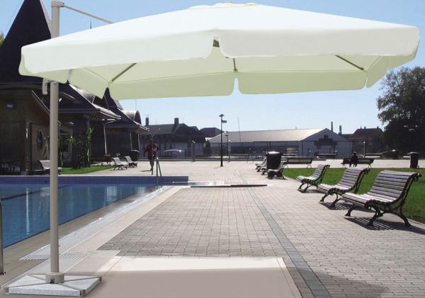 Resistente UV contemporâneo dos parasóis 2.5X2.5m do jardim do único pátio