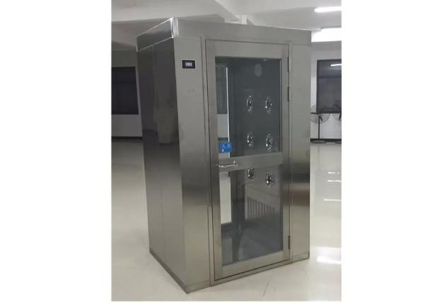 Power Coated Steel Cleanroom Air Shower With PLC Control System