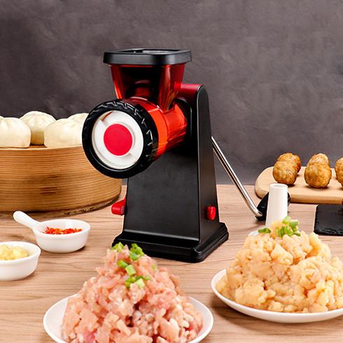 Sanitary Samona Fish Plastic Manual Meat Grinder 2.5L For Mincing Filling Sausage