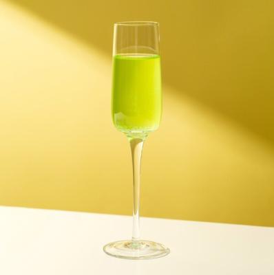 Vidros de vinho transparentes efervescentes de Crystal Champagne Flutes 200ml 7 onças