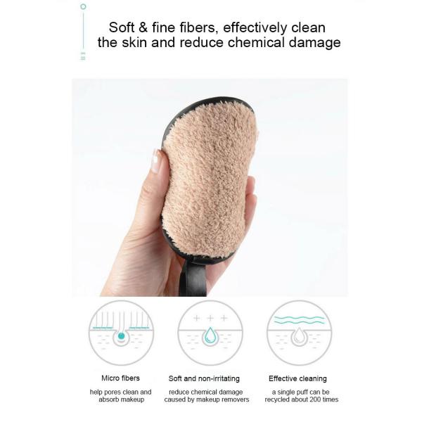 Не раздражая многоразовый перевозчик макияжа прокладывает нежность хлопка