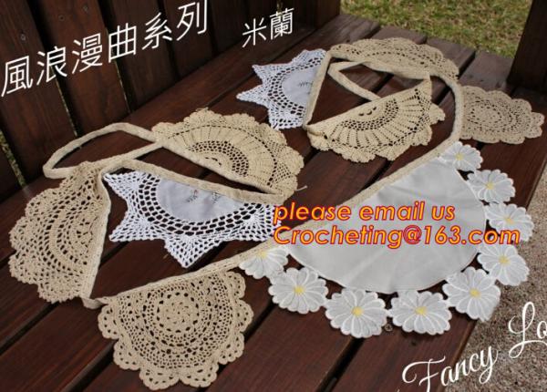11pcs Burlap Lace Banner Bunting Jute Rustic Wedding Banner, Sweetheart Table Bunting banner Wedding love sign lace mate