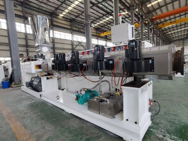 Shenzhen HYPET PS65/75/90/110/112/125/130/150/160 Parallel Twin Screw Plastic Extruders