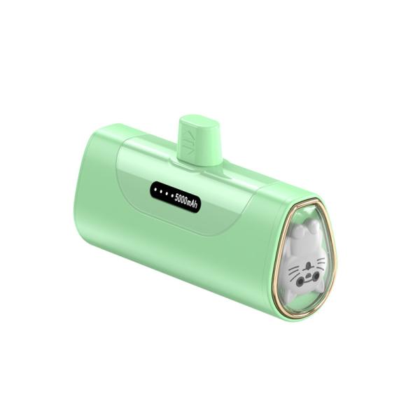 Compact and Powerful 5000mAh Cartoon Power Bank with Fast Charging Feature