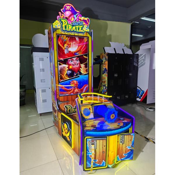 Coin Operated Games for Game Centers High-Performance Pirate Castle Ticket Redemption Arcade Machines
