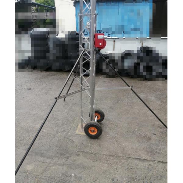 Рангоут степени 2 алюминия 160 осевой телескопичный воздушный