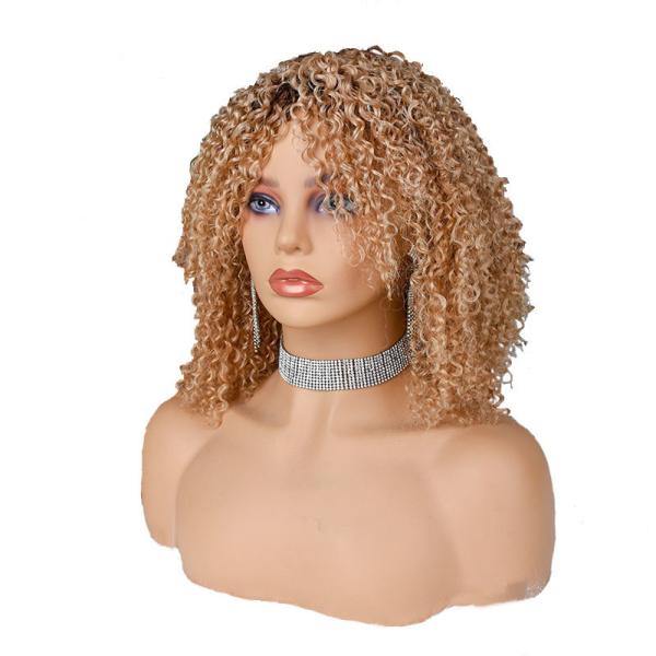 250% Density Afro Kinky Short Curly Pixie Cut Human Hair Wigs for Black Women