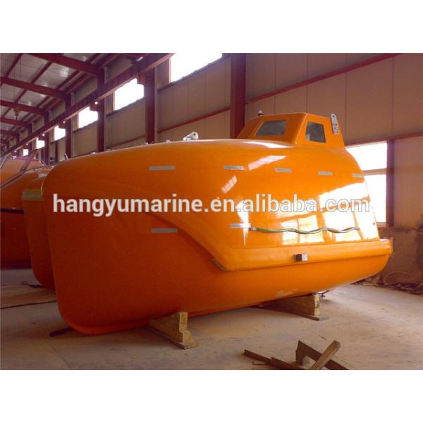 Marine totally enclosed fiberglass lifeboat for sale