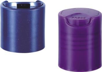 18mm 20mm 24mm 28mm Disc Top Closures Press Top Cap For PET PE PP Bottle