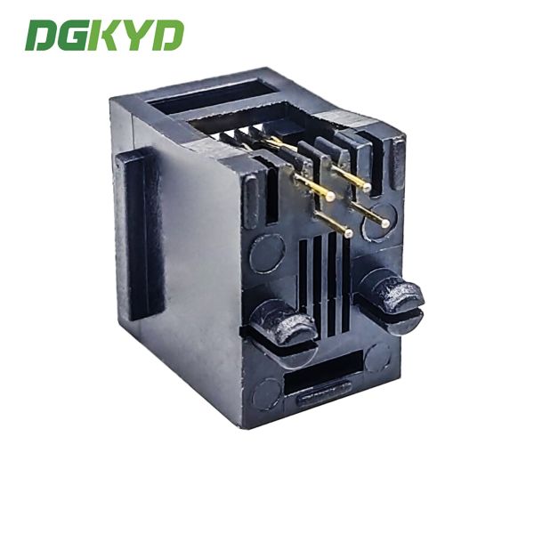RJ11 Jack With Ear Interface Connector, Ethernet Socket, G/Fu Socket DGKYD5222E1144IWA1DY1