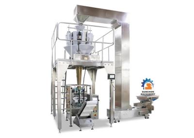 Feijão de café/café à terra/café do assado máquina de embalagem automática do pesador de Multihead do feijão com válvula