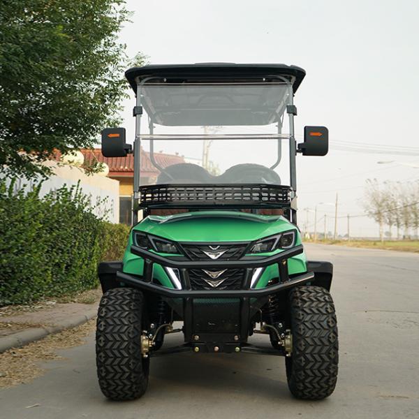 Affordable Electric Car Golf Cart with 120Ah Lead Acid Battery and Front LED Headlight