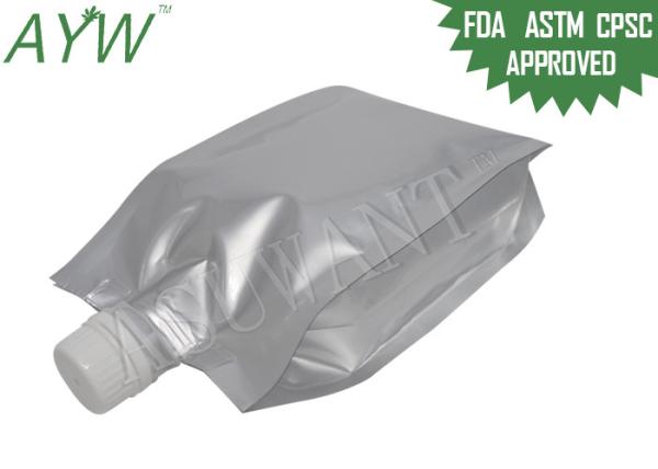 150ml Liquid Spout Bags Aluminum Foil Side Gusset For Edible / Oliver Oil