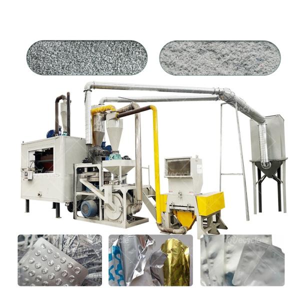500kg/H Aluminum Plastic Blister Packs Separation Machine for Plastic Recycling Plant