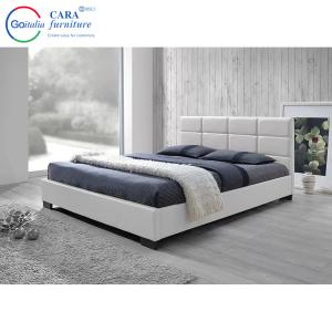 20000 Minimalist Design Wolid Wood Frame Double King Size White Home Bed