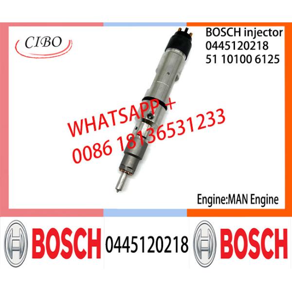 BOSCH 0445120218 51101006125 Neutral Fuel Injector Assembly 0445120218 51101006125 For MAN