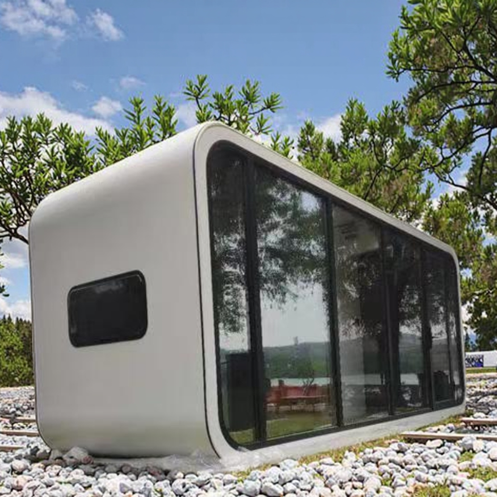 40ft High-Temperature Cold Resistance Capsule Container House for Hotels Apple Warehouses Vessel House Outdoor Home Office