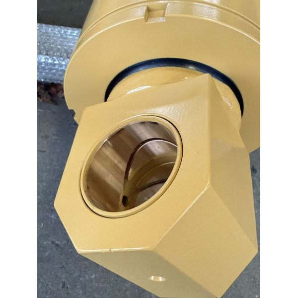 Custom Double Rod End Steel Hydraulic Cylinder With Hard Chrome Plated Valve Block